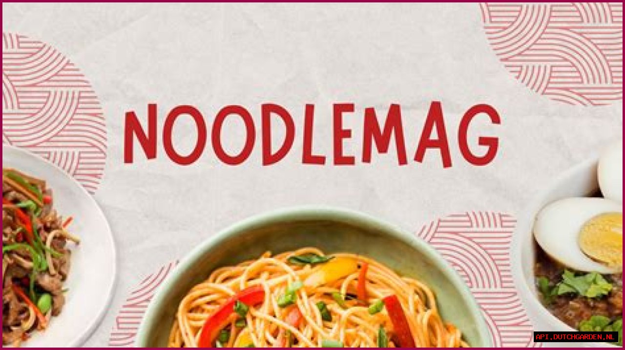 Noodle Magazine: The Ultimate Culinary Journey